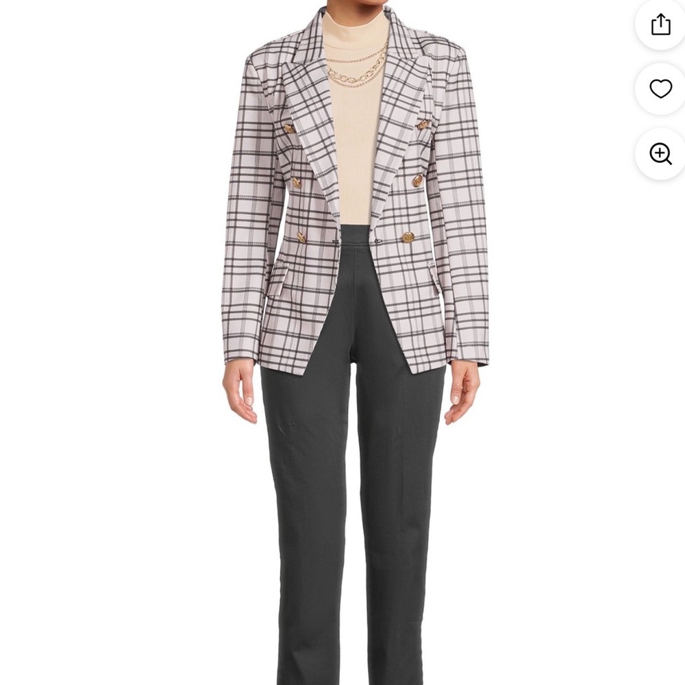 Attitude Unknown Women’s Blazer, Size XL NEW (White) - Picture 5 of 10